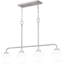 Sirkka 4-Light Brushed Nickel Island Light-17866225
