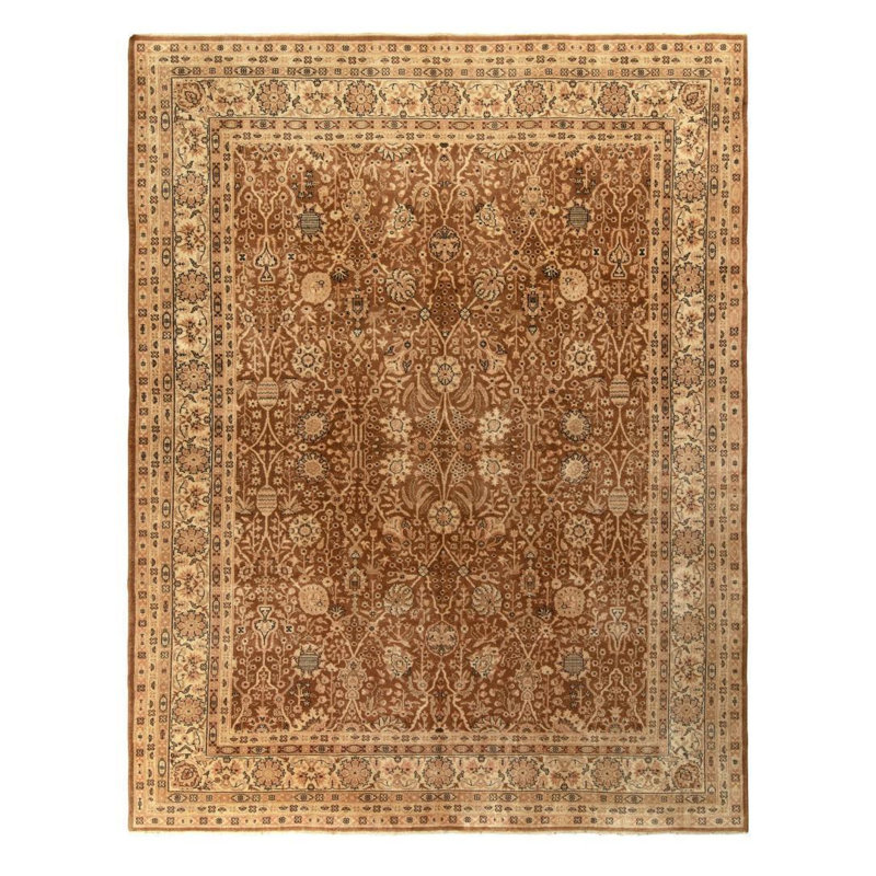 One-of-a-Kind 9'8" X 12'8" Hand Knotted Area Rug