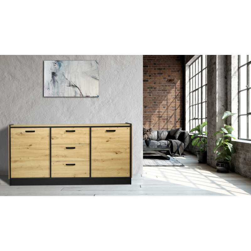 Dumt 180.1cm W 3 - Drawer Chest of Drawers