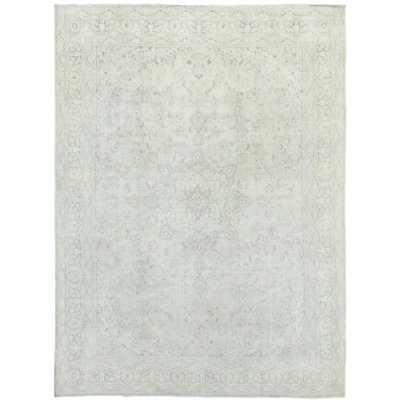 Tapis oriental beige unique 10X13 One-of-a-Kind