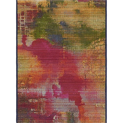 Tapis de véranda d'extérieur couleur magenta