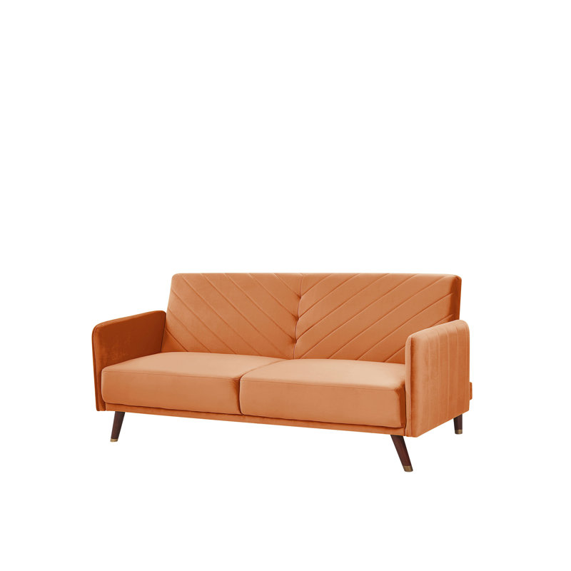 Salas Velvet Sleeper, Orange