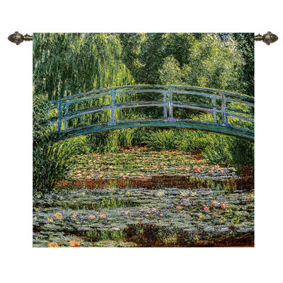 Suspension en coton Monet-pont japonais en coton