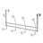 8-Hook Over-The-Door Hook Rack-15866749