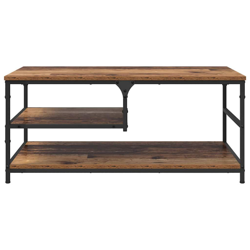 Coffee Table with Storage, Old Wood