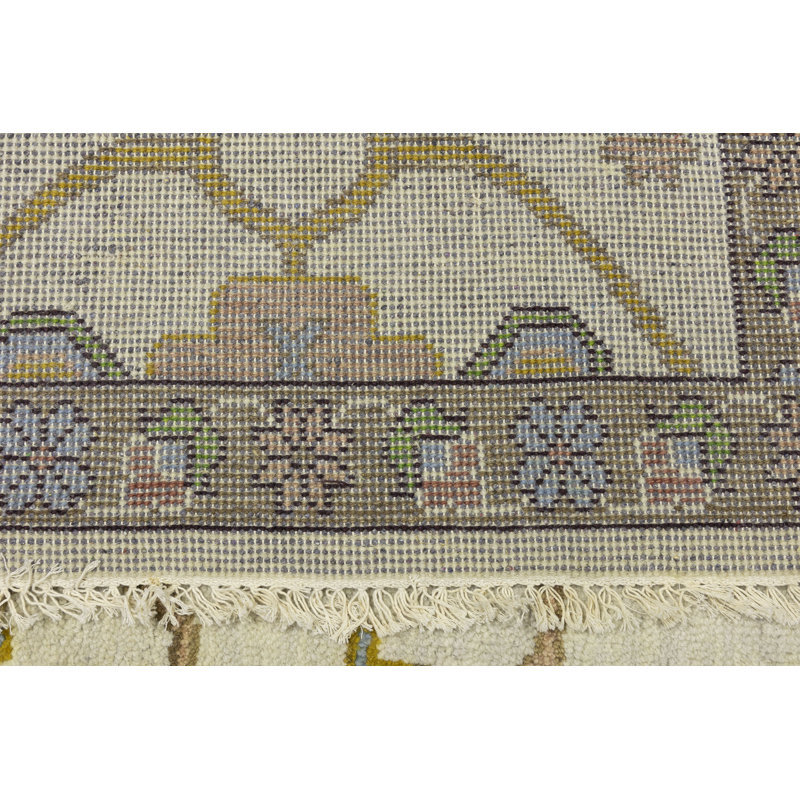 Tapis oriental crème Oushak Chobi