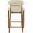 Riccio Vegan Leather Upholstered Stool-808188749-808188746-808188753