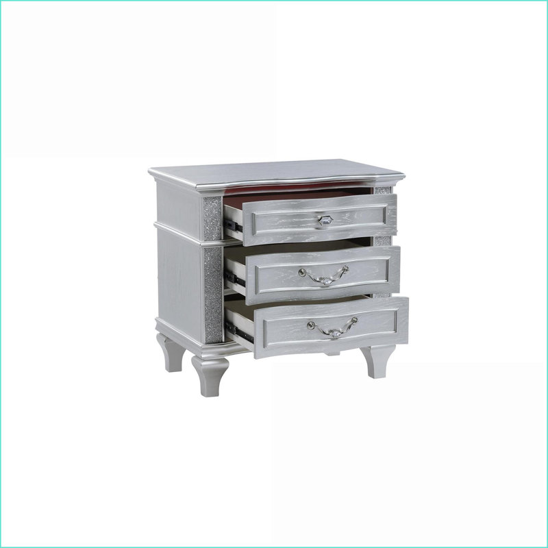 Table de chevet 3 tiroirs Mystic