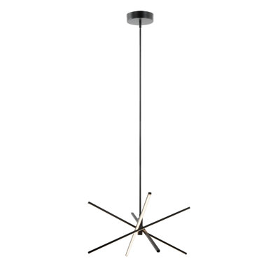Luminaire suspendu sphère Spoutnik à 4 lumières Gurleen