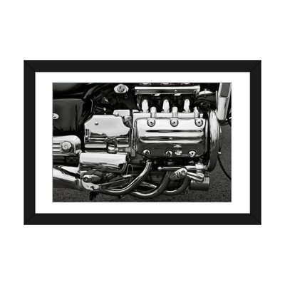 «Engine Grayscale» par Lyall, reproduction de photo sur toile