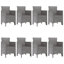 Garden Dining Set 9 Pcs Polypropylene-273758746-273758749