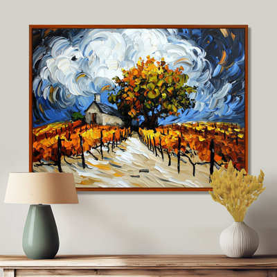Éclat chatoyant de vignoble II - art mural vignoble