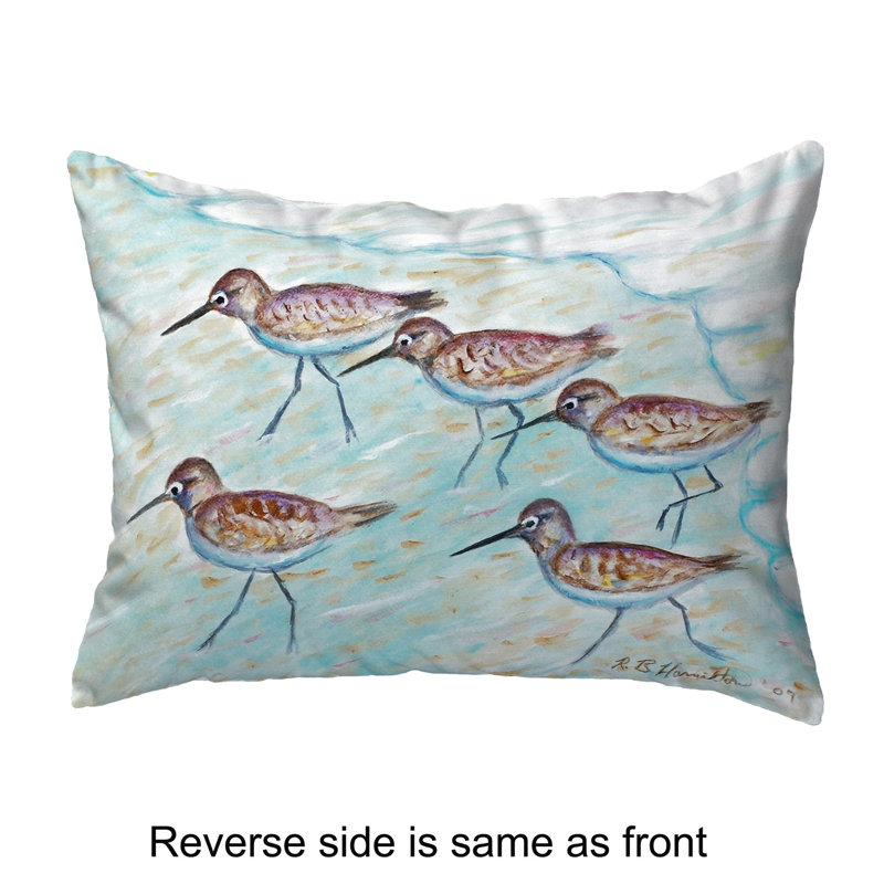 Outdoor Reversible Throw Pillow