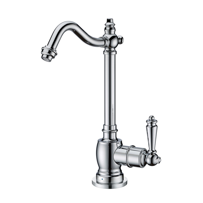 Robinet d'eau froide avec bec traditionnel Whitehaus, Chrome poli