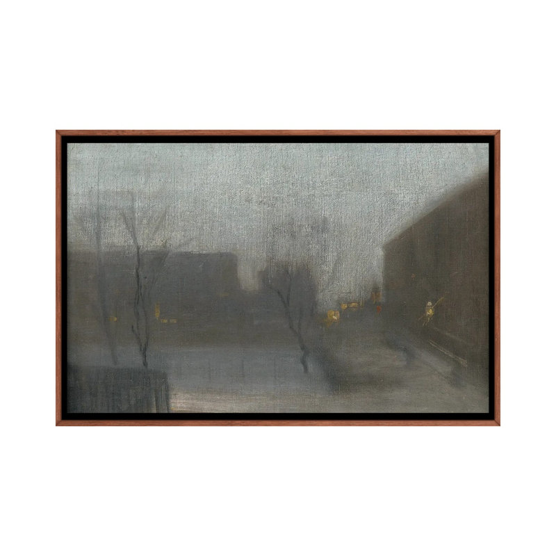 Print, 45.72 cm H x 66.04 cm W x 4.445 cm D, Classic Wood