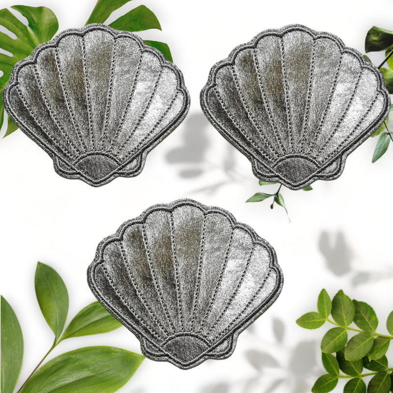 Seashell Mermaid Queen Princess Patch Set