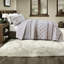De courtepointe en coton double pièce, grand lit double, réversible moderne médaillon