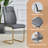 71'' Dining Table Set,Gold Dining Room Table Set With V-Shaped Black Glossy Pillars-369995445-369995435