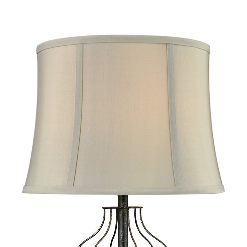 Lampe de table 1 lumière de 27 po de haut Rochefort - Bronze huilé
