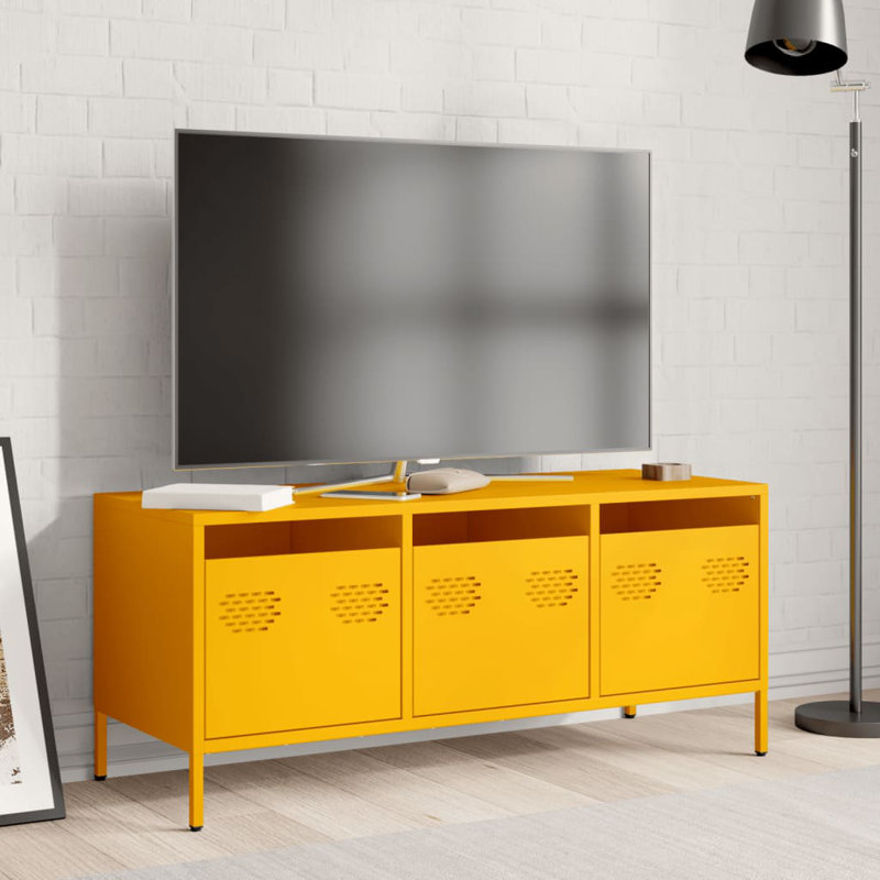Ayele TV Stand, Mustard Yellow, 202cm
