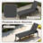 74" All-Weather Resin Chaise Lounge Chair, 5-Position Adjustable Reclining Patio Armless Lounger, Set of 2-90422820