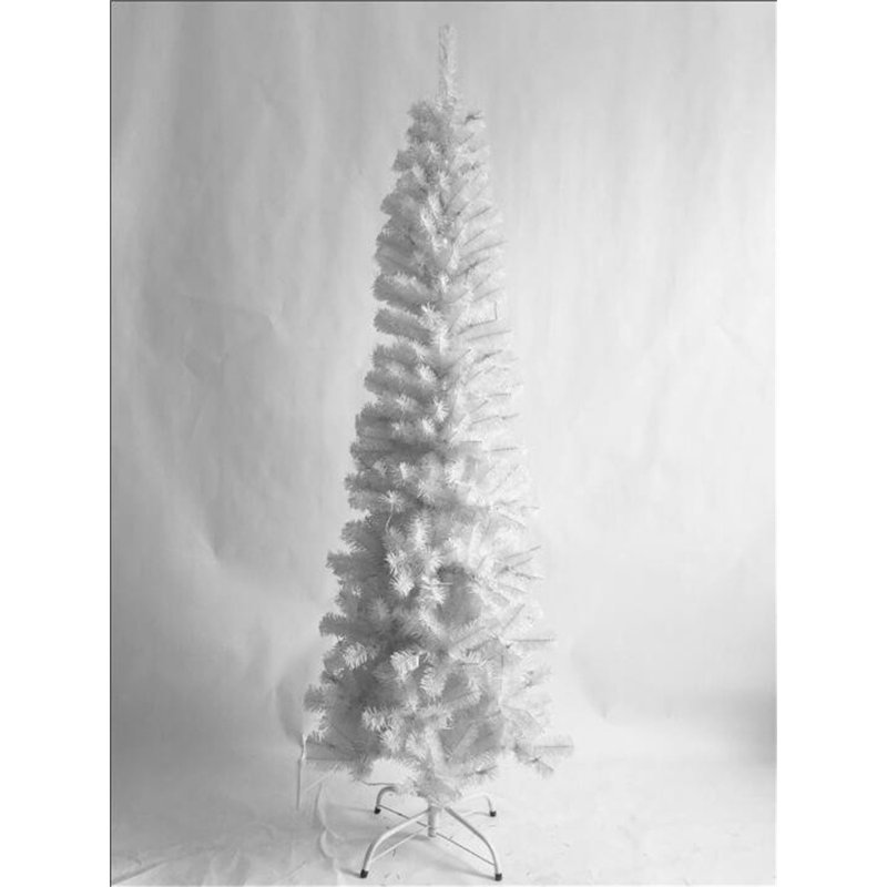Arbre de Noël artificiel blanc 7 pi