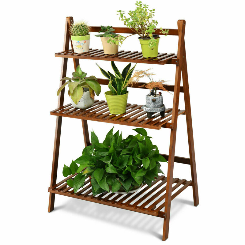 40.64 cm W Solid Wood Shelving Unit