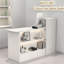 Bureau de réception moderne avec tablettes ouvertes et rangement en coin-1318059710-1318059683