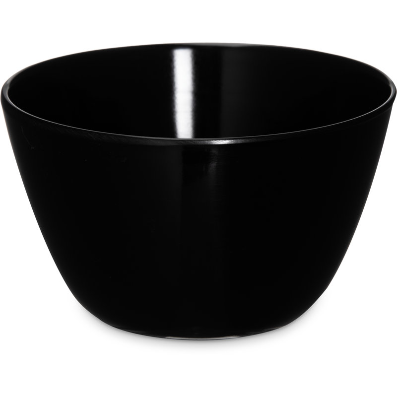 Kingline™ 8 oz. Melamine Rice Bowl, Black