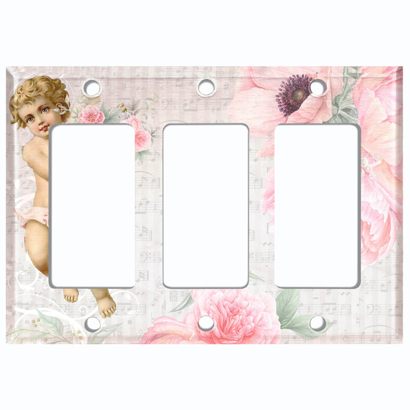 3 - Gang Toggle Light Switch Standard Wall Plate