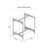 Amber 2 Tier End Table with Tempered Glass Top and Metal Frame