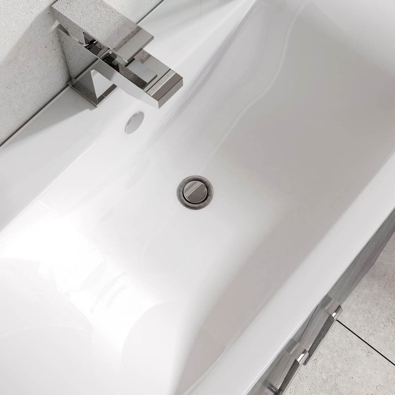 Whitfield 515mm Single Bathroom Vanity with Integrated Ceramic Basin, Grey