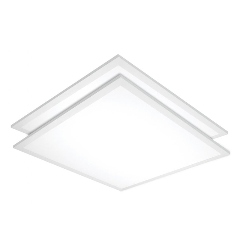 Square Flat Panel Ceiling Light, 5000K