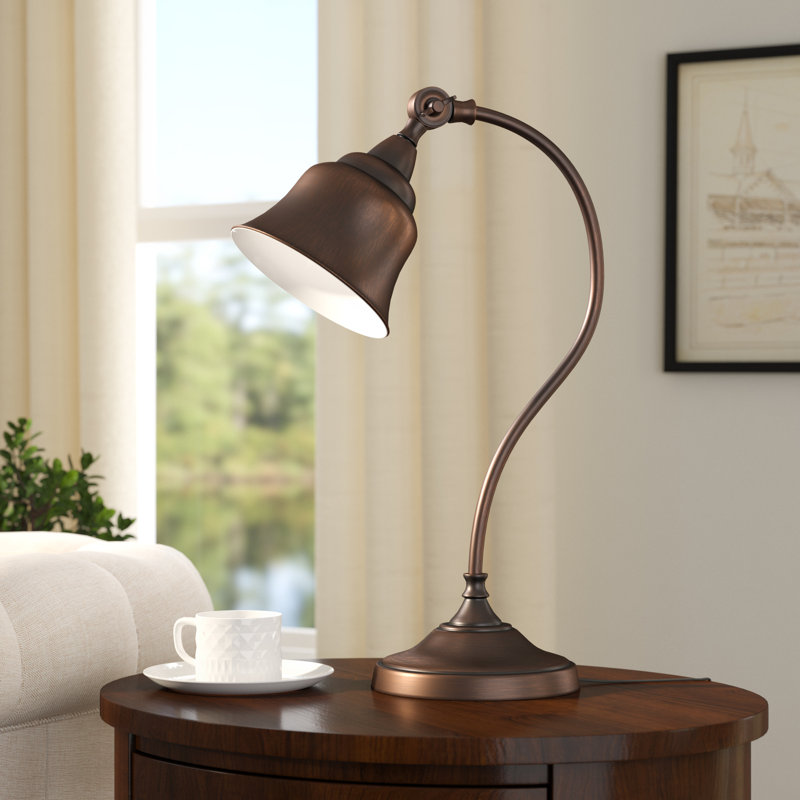Tontogany Metal Arched Lamp