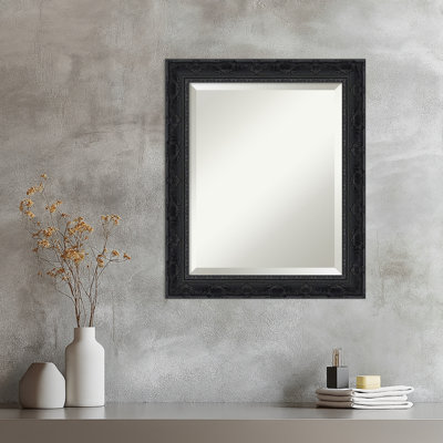 Filigree Beveled Framed Wall Mirror