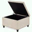 Grand banc repose-pieds carré avec rangement-1868366679
