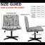 Housse pour fauteuil de bureau sans accoudoirs Criss Cross Office