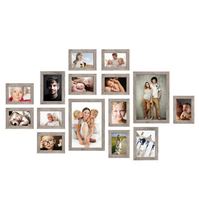 Burleson Grey Wood Picture Frame