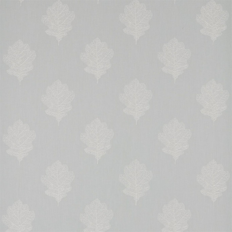 Oak Filigree Fabric, Gray/Blue