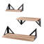 Osbourn 3 Piece Triangle Floating Shelf