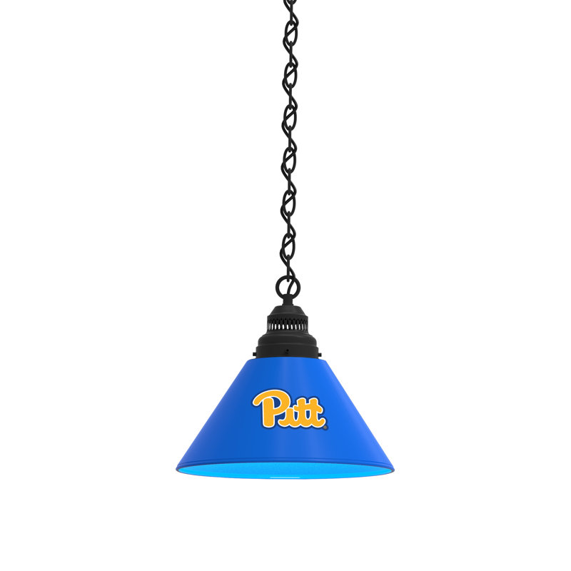 1 - Light Single Pendant, Black, Pittsburgh Panthers