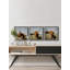 Yasmin Cow Pose 3 Piece Single Picture Frame Wall Art Set-1435065651