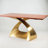  Tulipe Gold Metal Dining Table Base