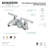 Kingston Brass Manhattan Two-Handle 3-Hole Deck Mount Mini-Widespread Bathroom Faucet with Pop-Up Drain-95752755