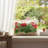 Manual Woodworkers & Weavers Red Geranium Floral Pillow 13 x 18 Inch Climaweave Polyester