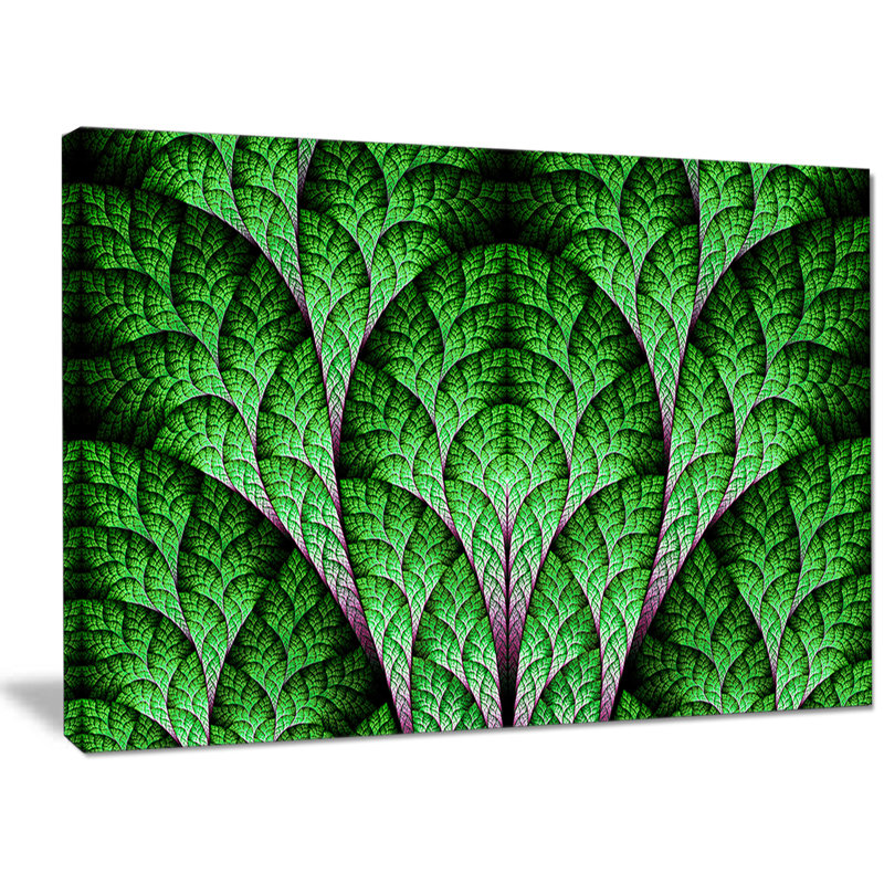 « exotique green biologique », impression sur toile tendue, H 30 po x l 40 po x P 1 po