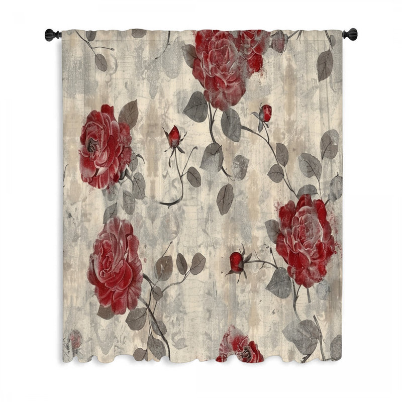 Rideau transparent en polyester Haddan, L 50 po x L 84 po