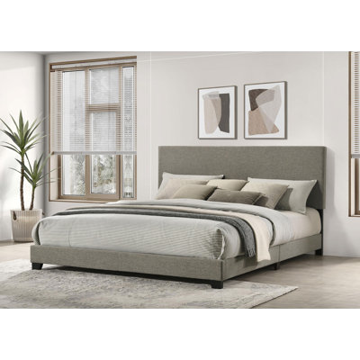 Fabric Upholstered Panel Bed