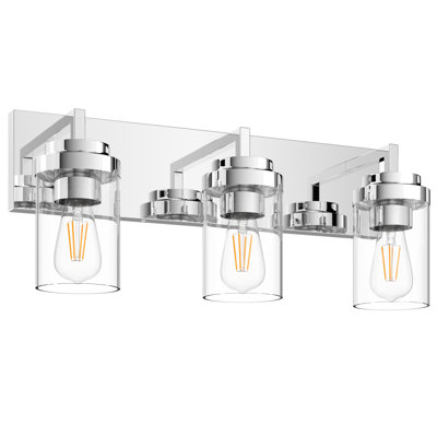 Bathroom Vanity Light with Glass Shade