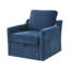 Fauteuil pivotant avec tissu chenille doux-1852998876